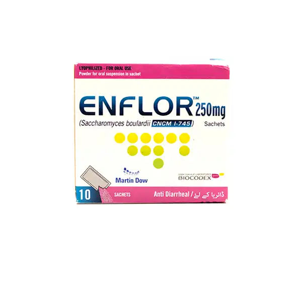 Enflor Sachets 250mg (1 Box = 10 Sachets)