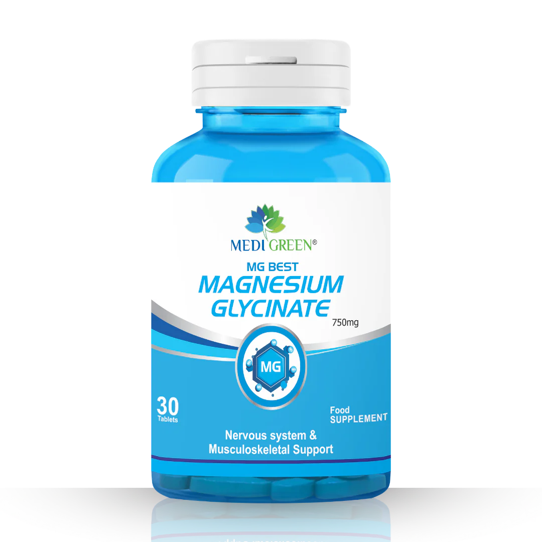Medi Green Magnesium Glycinate 750mg – 30 Capsules