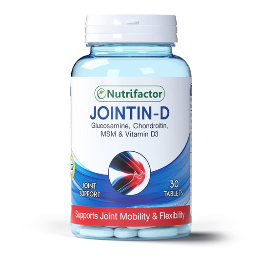 Nutrifactor JOINTIN-D supplement bottle on a white background