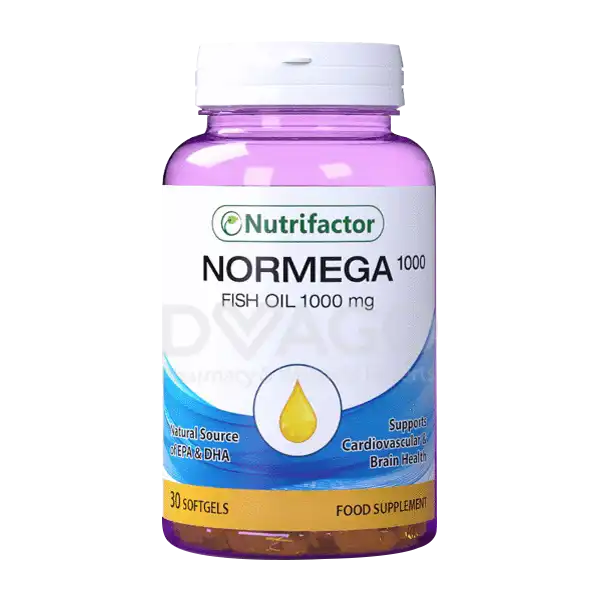 Nutrifactor Normega Fish Oil Softgel Capsules 1000mg (1 Bottle = 30 Capsules)
