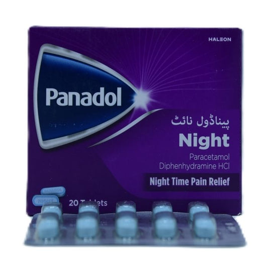 Panadol Night 500 25mg (Pack of 20 Tablets)
