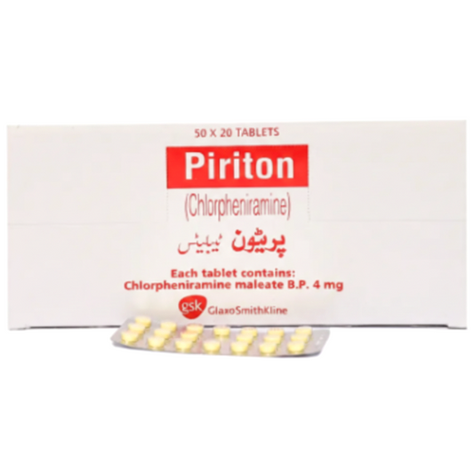 Piriton Tablets (1 Strip = 20 Tablets)
