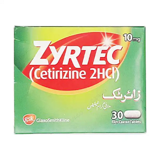 Zyrtec 10mg (30 Tablets)